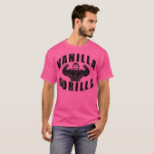 T-shirt Muscle de gorille de vanille (Devant entier)