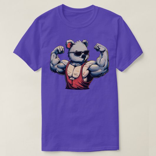 T-shirt Muscle de l'ours de Koala (Design devant)
