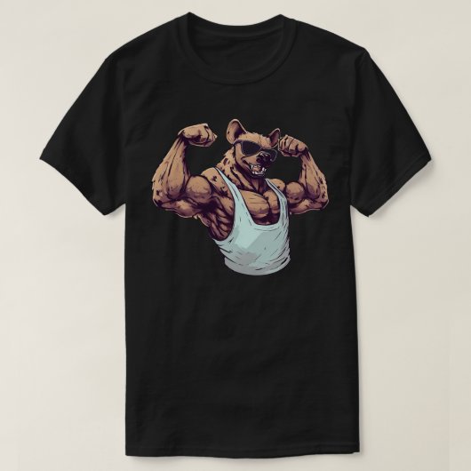 T-shirt Muscle Hyena (Design devant)