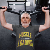 T-shirt Muscle Loading Fortschritt Ladebalken