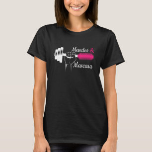 T-shirt Muscle & Mascara Eyelashes Lipstick Gros Gif