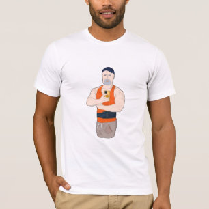 T-shirt Muscle papa prend un selfie à la salle de gym