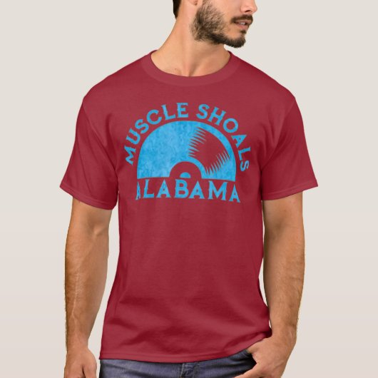 T-shirt Muscle Shoals Alabama Musique City Enregistrement (Devant)