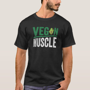 T-shirt Muscle végétarien Légumes végétariens Graphique al