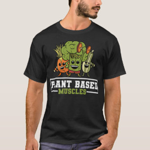 T-shirt Muscles à base de plante végétarien Activisme végé
