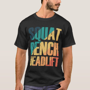 T-shirt Muscles de musculation de la tige de squat