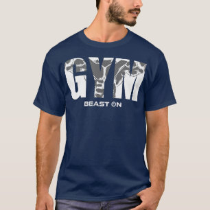 T-shirt Muscles De Sport Bête Sur Gym Motivation Fitness S