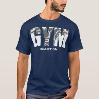 T-shirt Muscles De Sport Bête Sur Gym Motivation Fitness S