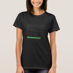 T-shirt Muscles Installation de Premium