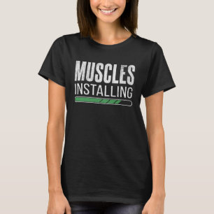 T-shirt Muscles Installer Gym Travailler Extraction Weight