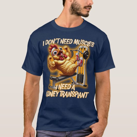 T-shirt Muscles ou Rein ? (Devant)