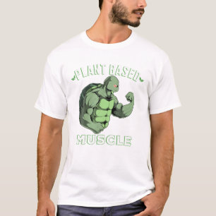 T-shirt Muscles plantes Tortoise Turtle Powerlifter Wo