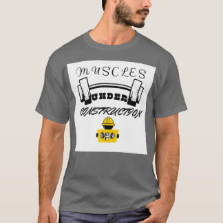 T-shirt Muscles Under Construction Gym wear Gym trainer Ex