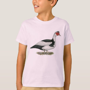 T-shirt Muscovy Drake pie noir