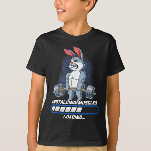 T-shirt Musculation de gym Installation de muscles (Devant)