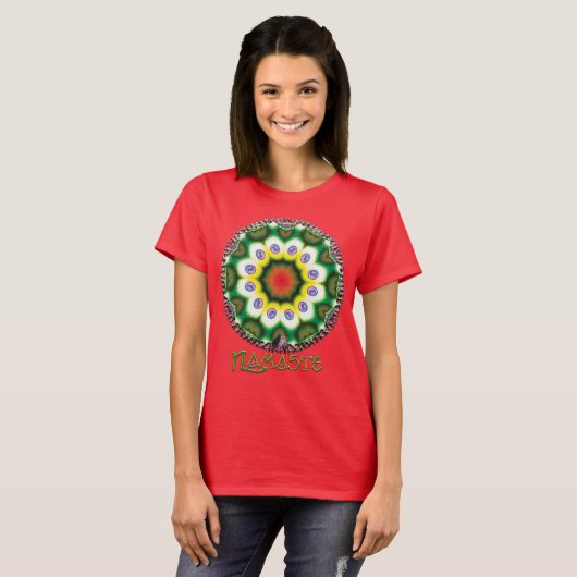 T-shirt Muse Namaste Kaléidoscope (Devant entier)