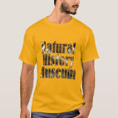 T-shirt Musée d'histoire naturelle (Devant)