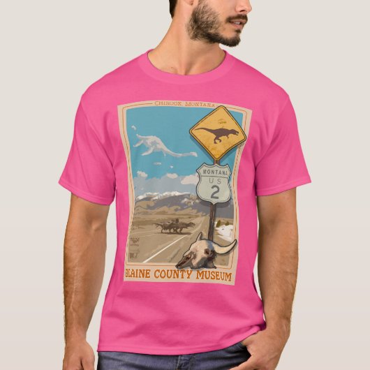 T-shirt Musée du comté de Blaine (Devant)