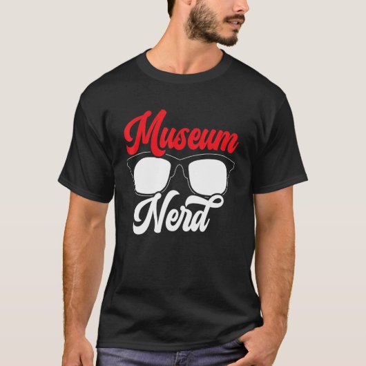 T-shirt Musée Nerd Musée Musée Conservateur (Devant)