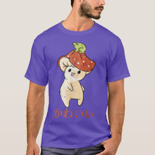 T-shirt Mushroom - Cute Kawaii Anime Frog - Japonais Aesth