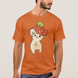 T-shirt Mushroom - Cute Kawaii Anime Frog - Japonais Aesth