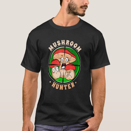 T-shirt Mushroom Hunter Mushrooms Picker Fungi (Devant)