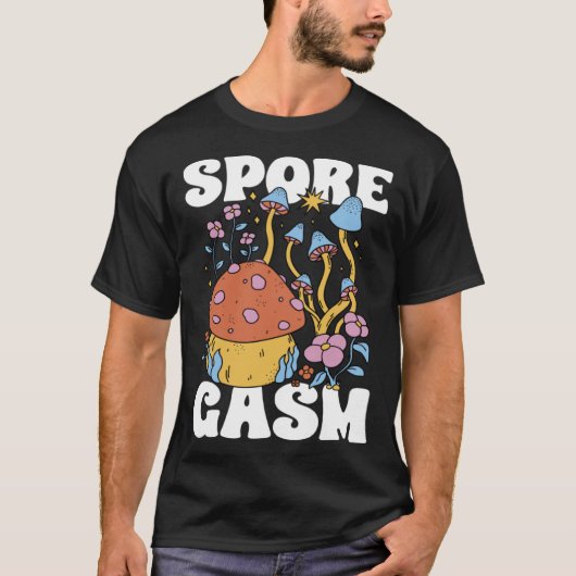 T-shirt Mushroom Hunting SporeGasm Morel Hunter Foraging (Devant)