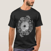 T-shirt Mushroom Iris Spore Print Mycology Art Shirt (Devant)