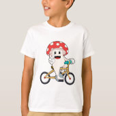 T-shirt Mushroom with Bicycle.PNG (Devant)
