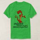 T-shirt Mushu Mulan Dishonor (Design devant)