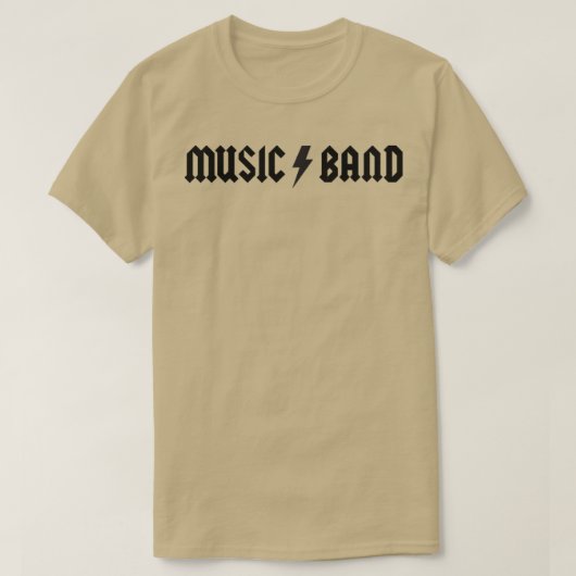 T-shirt Music Band 30 Rock ACDC Comment faire pour les aut (Design devant)