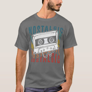 T-shirt Music Cassettehemed Rock Original retro