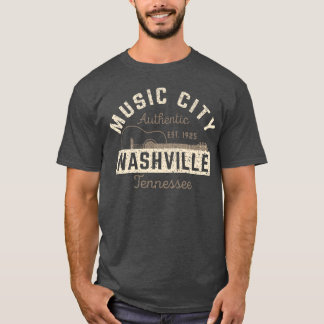 T-shirt Music City Nashvilleennessee Nashville Music Cit b