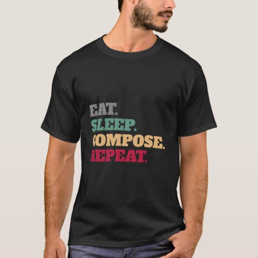 T-shirt Music Composition Composers For Songwriters (Devant)