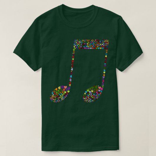 T-shirt Music Equals Life Frequency Musicians Music Note18 (Design devant)