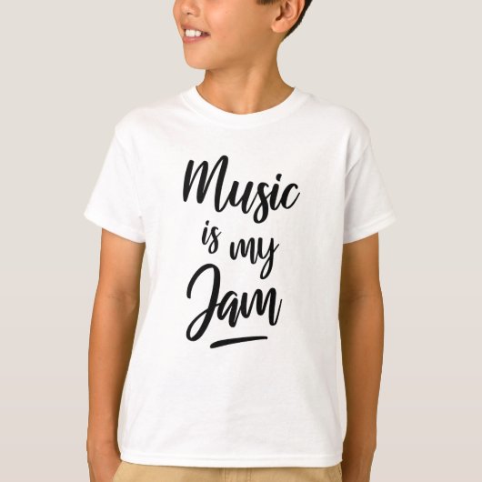 T-shirt Music is life (Devant)