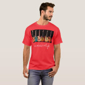 T-shirt music=life (Devant entier)