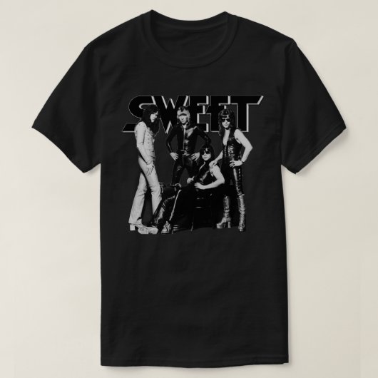 T-shirt Music Retro The Sweet Band Funny Graphic Gift (Design devant)