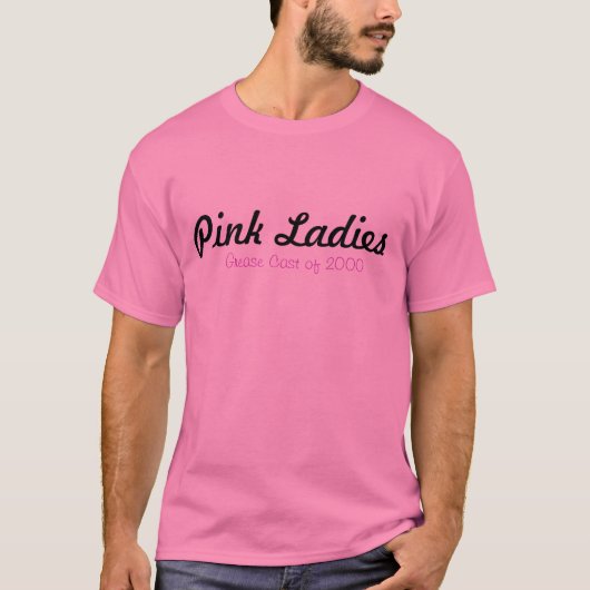 T-shirt musical de graisse : Dames roses (Devant)