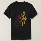T-shirt Musical Instruments Composer Music Note Musician T (Design devant)