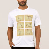 T-shirt Musical Instruments Sketch (Devant)