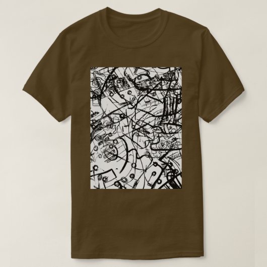 T-shirt Musicalement incliné (Design devant)