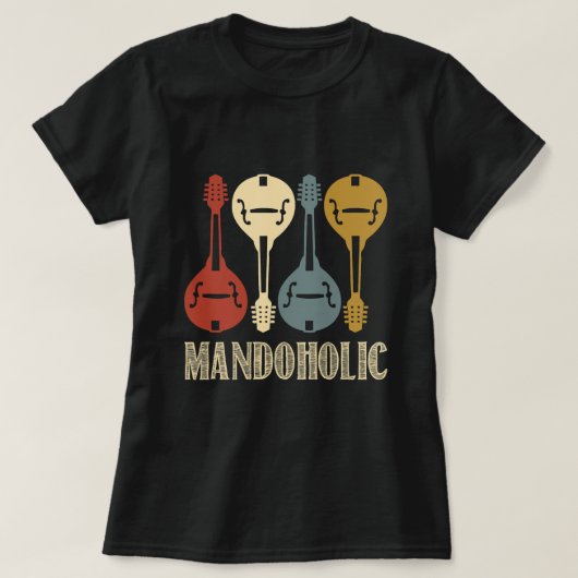 T-shirt Musicien amateur de mandoline (Design devant)