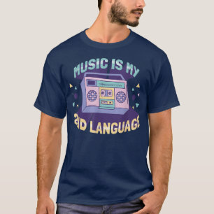 T-shirt Musicien Amateur de musique Note de musique La mus