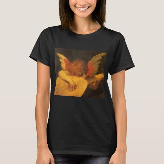 T-shirt Musicien Angel Lecture par Rosso Fiorentino (Devant)