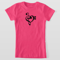 Musicien Coeur de musique - Treble Bass Clef