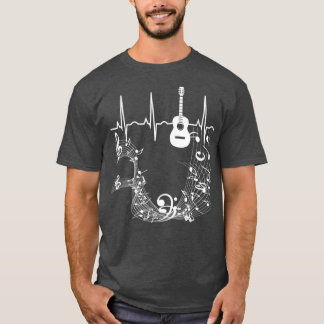 T-shirt Musicien de guitare acoustique