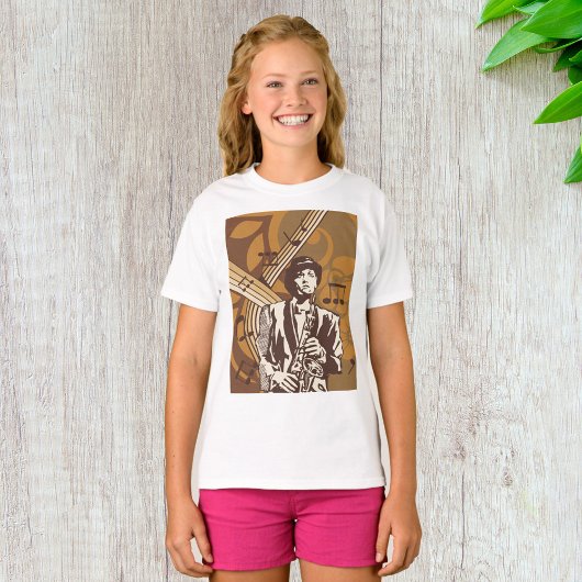 T-shirt Musicien de jazz