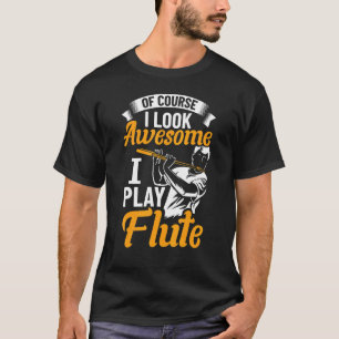 T-shirt Musicien de musique instrumentale Flute Clasical