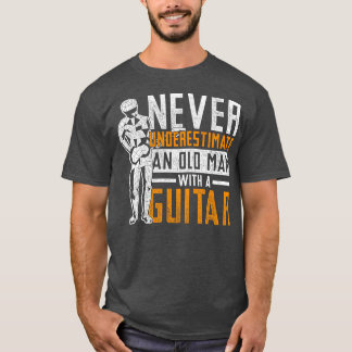 T-shirt Musicien de retraite Musique de guitare Guitariste